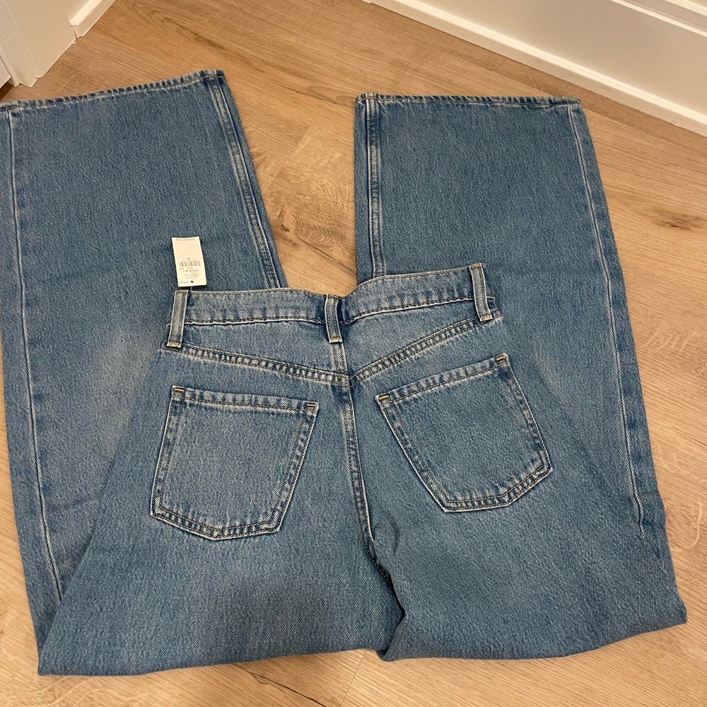 NWT old navy high rise wide leg jeans - Picture 4 of 4
